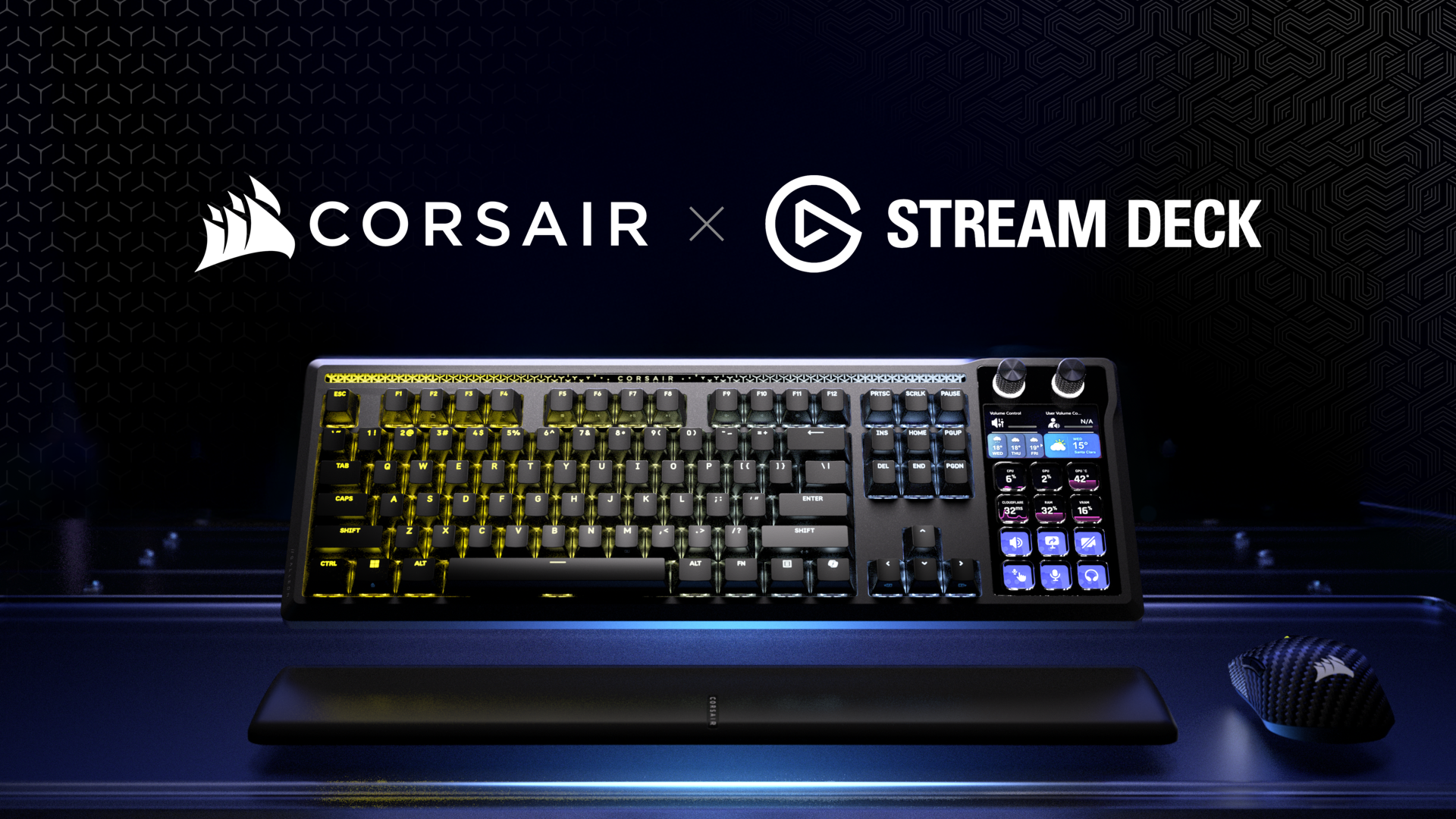 Stream Deck内蔵キーボード”登場 Corsair・Elgatoが共同開発（1/2