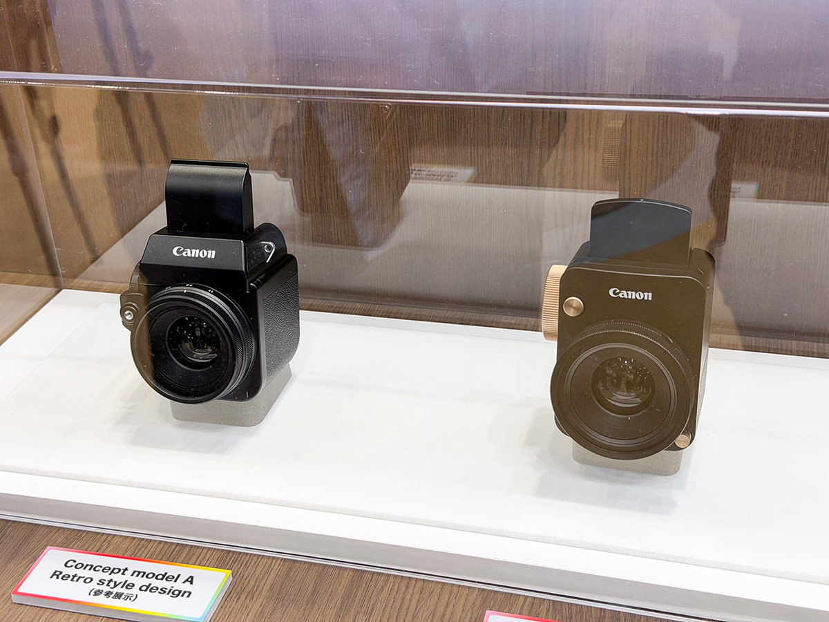 アナログ”すぎるデジカメ、キヤノンがCP+で参考展示 一体どんなカメラ