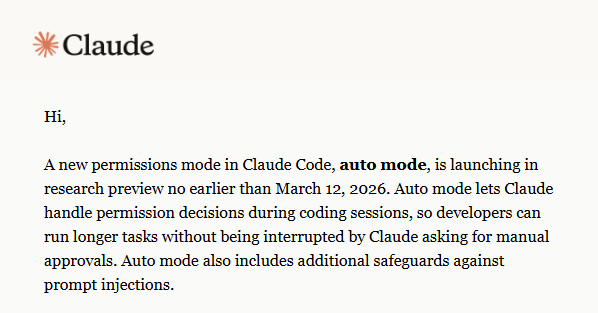 Claude Codeに「オートモード」登場　承認作業をAIで自動化