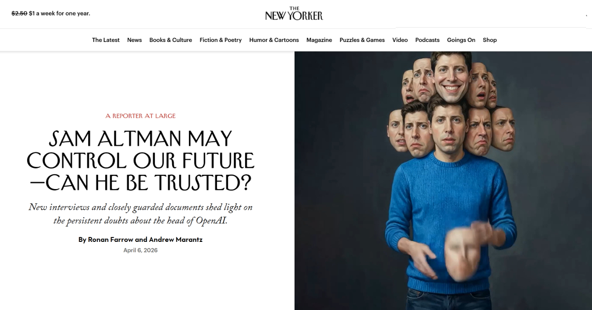 New Yorker Probes Sam Altman's Trust