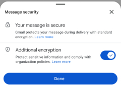 Google�A��ƌ���Gmail�Ń��o�C���A�v���ł��Í����iE2EE�j���[���̑���M���\��