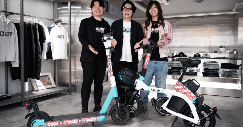 Luupが車両ラッピングによる新広告モデルの検証を開始、第1弾は原宿で100台展開