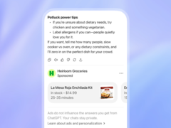 ChatGPTで広告表示へ　無料・Goプランが対象　6月22日にポリシー更新
