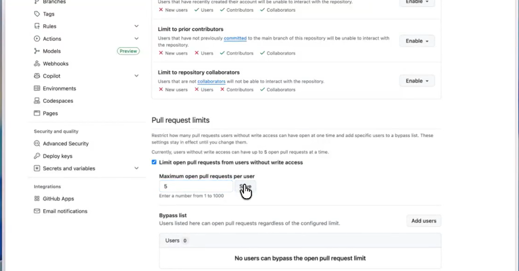 GitHub、ユーザーごとのプルリクエスト数制限機能を導入
