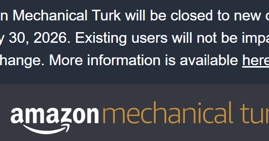 「Amazon Mechanical Turk」、7月30日で新規受付終了──2005年開始のAWSのクラウドソーシング
