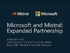 MicrosoftとMistralが戦略的提携を拡大　欧州でのAIインフラ拡張とモデル展開を加速