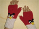 「Angry Birds」が手袋に　指あきタイプでゲームも問題なし！