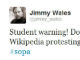 Wikipediaが1日閉鎖　著作権保護法案に抗議