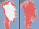グリーンランド、数日で一気に氷が溶けた