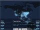 Twitterがどこでどれだけ更新されてるかを視覚化　世界地図に表示する「Tweetping」