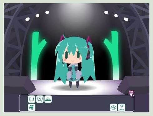 初音ミクの簡単なダンス動画を作れる無料フラッシュ Halfne Miku