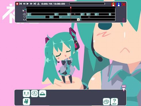 初音ミクの簡単なダンス動画を作れる無料フラッシュ Halfne Miku Studio 登場 ねとらぼ