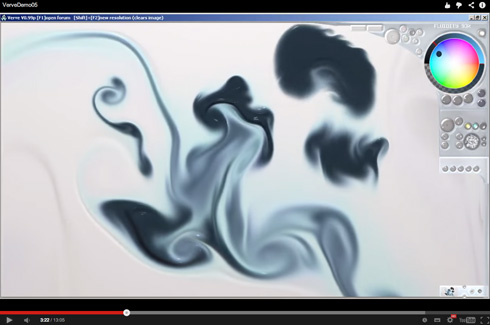 無料ペイントソフト Verve がすごそう 流体シミュレーションで絵の具らしさを表現 ねとらぼ
