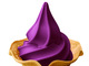 めっちゃ紫やん！！！　ミニストップからぶどう果汁100％のソフトクリーム
