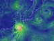 風向や風速を可視化したサイトで見る「台風第8号」に唖然