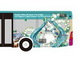初音ミクさんのラッピングのバスが運行　「SNOW MIKU 2015」デザイン初公開ですよ！