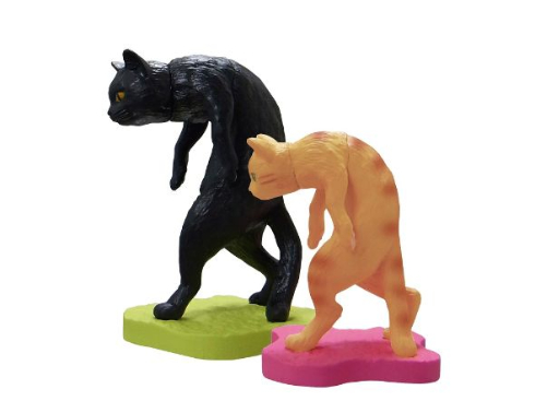 猫背を正したくなるネコフィギュアの第2弾 猫背2 が発売ニャ ねとらぼ