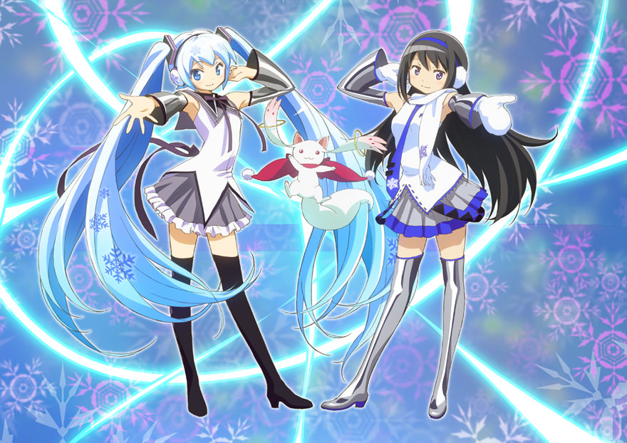 キュゥべえ雪像現る！ 冬のお祭り「SNOW MIKU 2015」と「まどか 