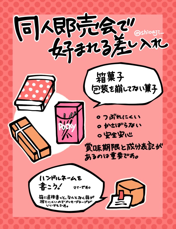 同人誌即売会でよろこばれる差し入れは何 ねとらぼ