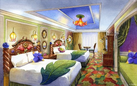 2月14日から登場のディズニーランドホテル ティンカーベル ふしぎの国のアリス 美女と野獣 ルームを見てきた ねとらぼ