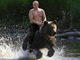 ロシア人なに考えてんだ！　有名コラ画像「熊に乗るプーチン」を本当にフィギュアにして販売する剛の者が登場
