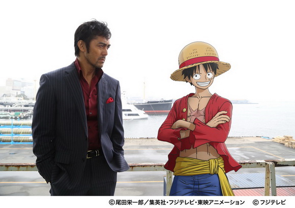 世にも奇妙な物語 で阿部寛さんがゴムゴムの実を食べたゴム人間に One Piece のルフィと共演 ねとらぼ