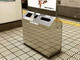 捨てたゴミは異次元に？　大阪市中津駅に「光学迷彩ゴミ箱」現る