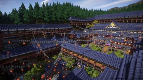 なんということでしょう 匠がminecraftで作った 渓谷の和風都市 が美しすぎる ねとらぼ