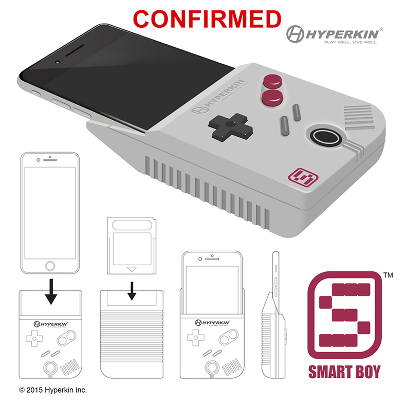 iPhoneがゲームボーイになるガジェット「SmartBoy」登場へ