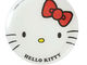 キティさんの顔がどーんと描かれた皿がもらえる　ローソンで「サンリオキャラクターズフェア」