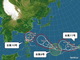 3つの台風　今後の動きと日本への影響