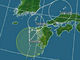 台風12号　九州の西を北上中