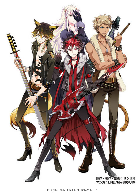 舞台化も発表された Show By Rock シンガンクリムゾン主役のコミカライズ Lineマンガで連載決定 ねとらぼ
