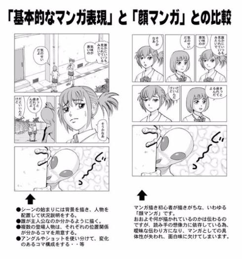 プロ漫画家が 基本的なマンガ表現 と 顔マンガ の違いを解説 言われてみれば と話題に ねとらぼ