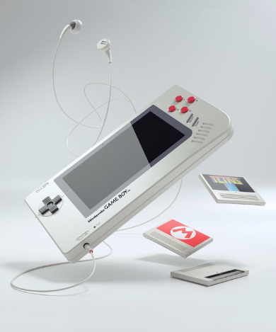 もしもゲームボーイが現代のゲーム機になったら 海外デザイナーの考案した Game Boy 1up がレトロかわいい ねとらぼ