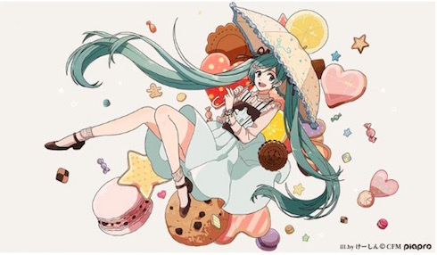 食べちゃいたいくらいかわいい 初音ミク お菓子がテーマのファッションアイテム フェリシモから登場 ねとらぼ