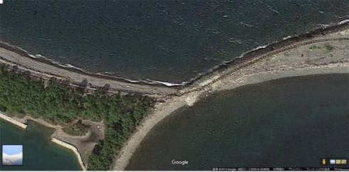 Googleマップに「DASH島」