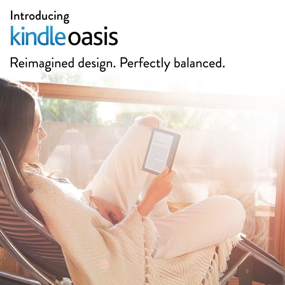 充電不要で”数カ月”使用可能 「Kindle Oasis」4月27日発売、価格