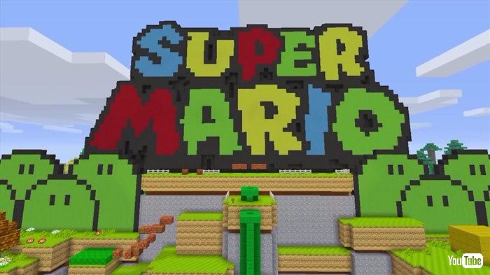マリオ マインクラフト Wii U版 マインクラフト にスーパーマリオの追加コンテンツ登場 ねとらぼ