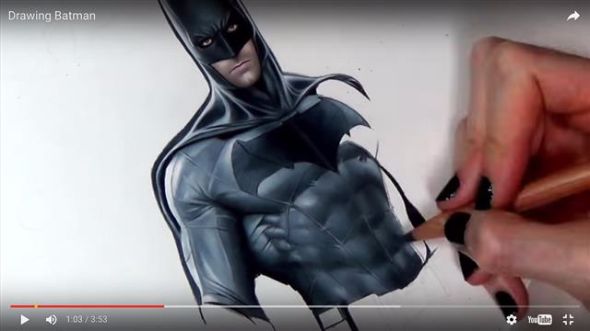 すげえええええええ 色鉛筆で描いた バットマン のクオリティが高すぎる ねとらぼ