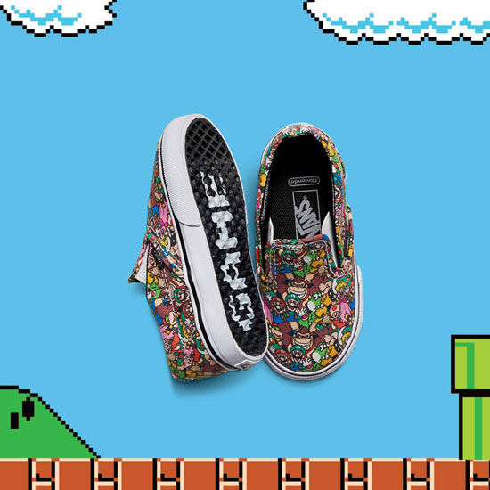 Vansと任天堂がコラボ マリオやリンクをプリントしたスニーカーが海外で発売 ねとらぼ