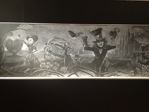 黒板アートの巨匠 れなれな 今度はティム バートンの世界観を表現 ねとらぼ