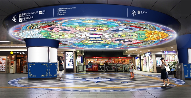 サンリオ仕様の駅が誕生 ピューロランドの玄関口 京王多摩センター駅のドレスアップが完了へ ねとらぼ