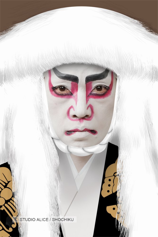 歌舞伎 連獅子の写真を残せる 隈取化粧体験 が歌舞伎座のスタジオアリスで開始 着替えなしで押隈まで ねとらぼ
