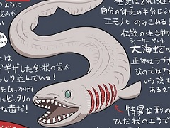 深海生物「ラブカ」の生態をイラスト付きで解説 「シン・図解」が分かりやすいと話題に - ねとらぼ