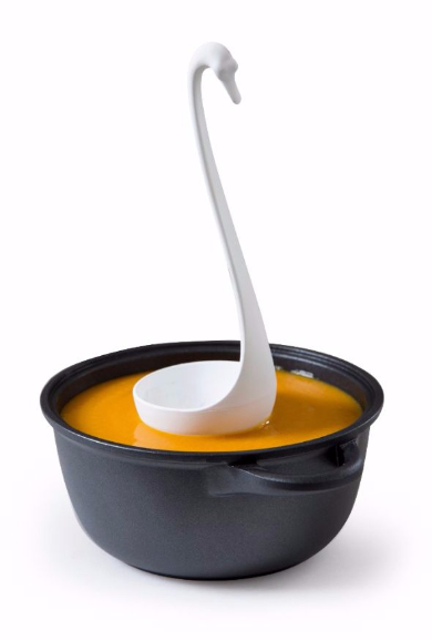 SWANKY スープに浮く 白鳥 おたま Kickstarter