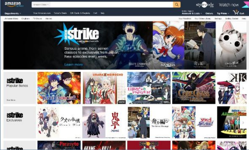 Amazon 日本 アニメ 配信 Anime Strike