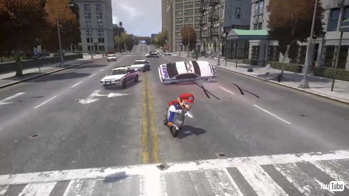 マリオがパトカーとカーチェイス スーパーマリオオデッセイ を Gta で再現した改造動画が一線を踏み越える ねとらぼ