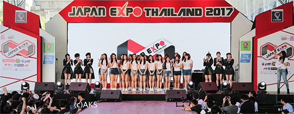 JAPAN EXPO THAILAND 2017で初お披露目されたBNK48第1期生