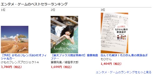 けものフレンズ 円盤 オフィシャルガイドブック ランキング Amazon